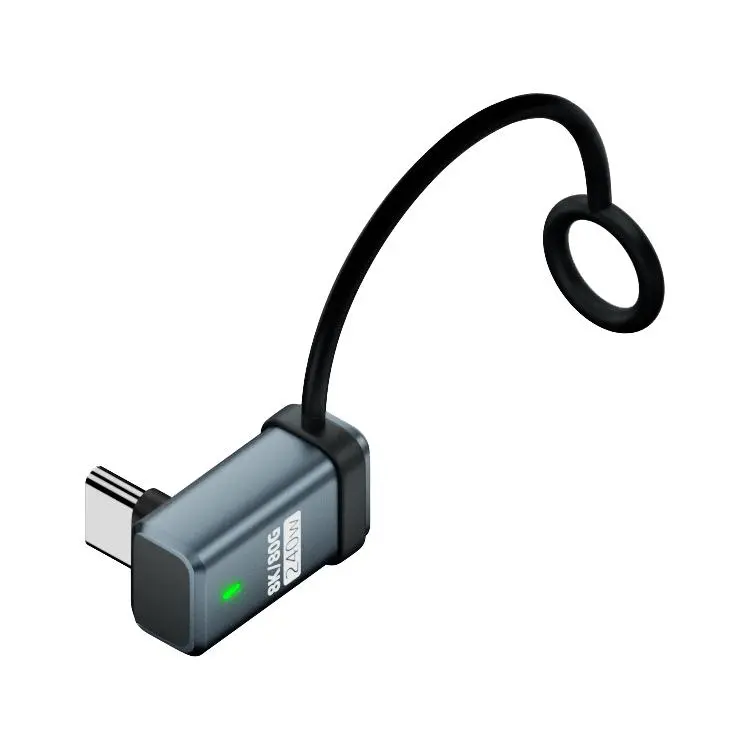 240W USB-C / Type-C Port Full-Function Aluminum Alloy Adapter with Lanyard, Style