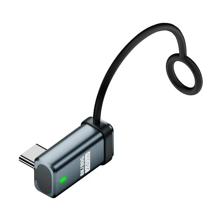240W USB-C / Type-C Port Full-Function Aluminum Alloy Adapter with Lanyard, Style