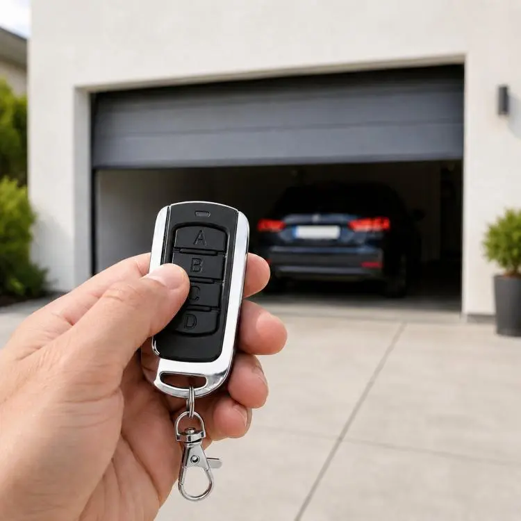 280-868MHz Auto Frequency Hopping Rolling Code & Fixed Code Copy Remote Control(Black)