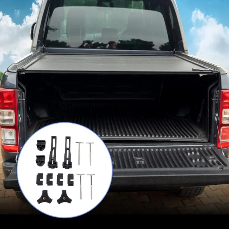 2pcs /Set Pickup Truck Bed Cover T-type Three-fold Fixing Clamp Bolt Fastener Accessories