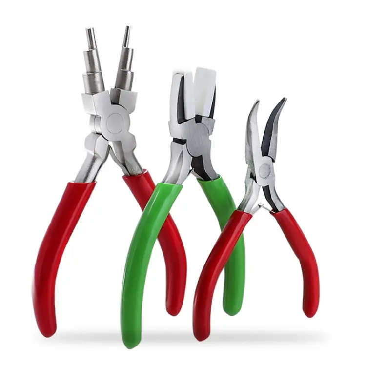 3 In 1 Handmade Jewelry Plier Nylon Accessories DIY Tools Wire Wrap Clamp, Style