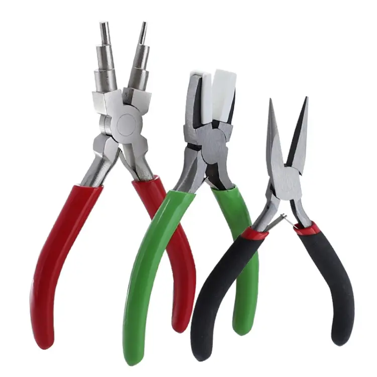 3 In 1 Handmade Jewelry Plier Nylon Accessories DIY Tools Wire Wrap Clamp, Style