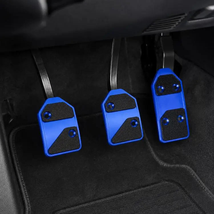 3 PCS/Set CAM-049 Aluminum Pedal Covers For Polaris Slingshot 2017+(Blue)