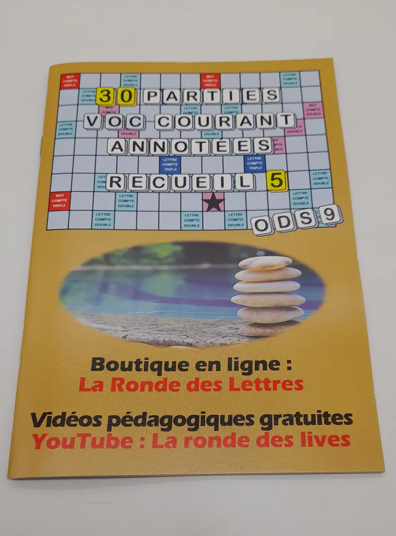 30 parties VOCABULAIRE COURANT - Ods9 annotées - recueil 5