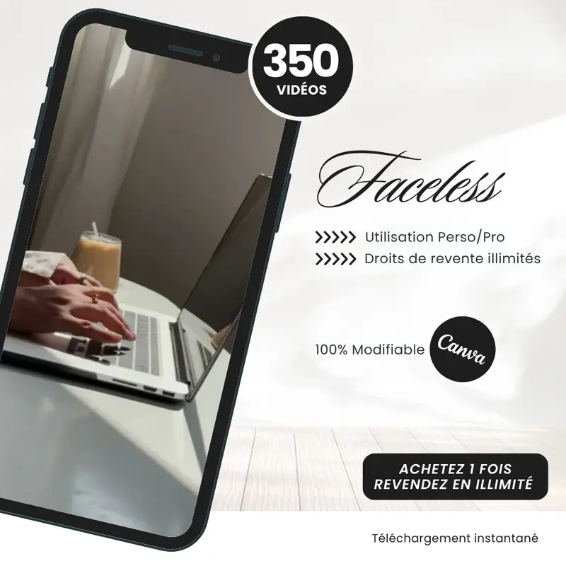 350 Vidéos Faceless PLR