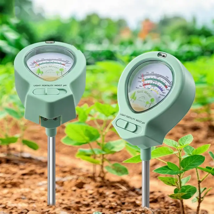 4 in 1 Humidity and Light Soil Analyzer(Cyan)