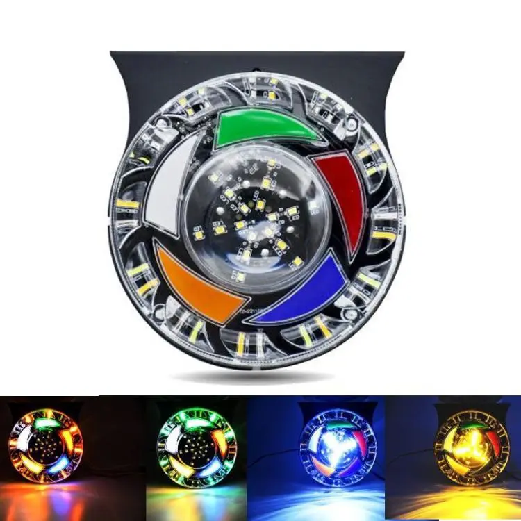 4-in-1 LED Truck Side Marker Light Assembly Warning Strobe Rear Fog Brake Turn Signal Lamp 12V Dazzling Style