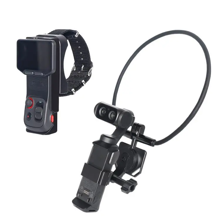 4-Piece Set For Insta360 Luna Ultra Neck Mount And Wrist Strap Holder Kit Action Camera And Remote