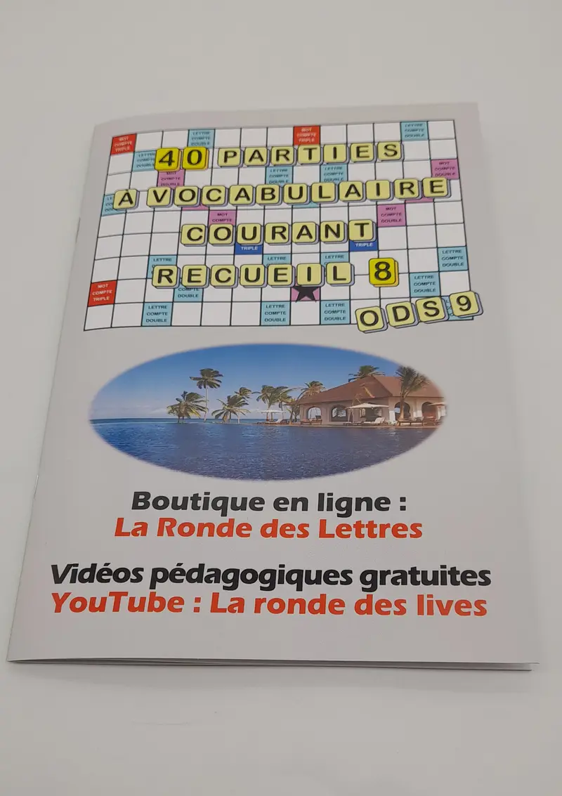 40 parties VOCABULAIRE COURANT - Ods9 annotées - recueil 8