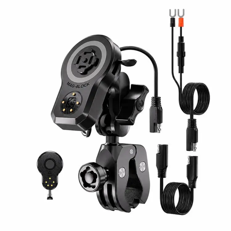 45W Motorcycle 360-degree Rotating Magnetic Phone Wireless Charger Holder, Type