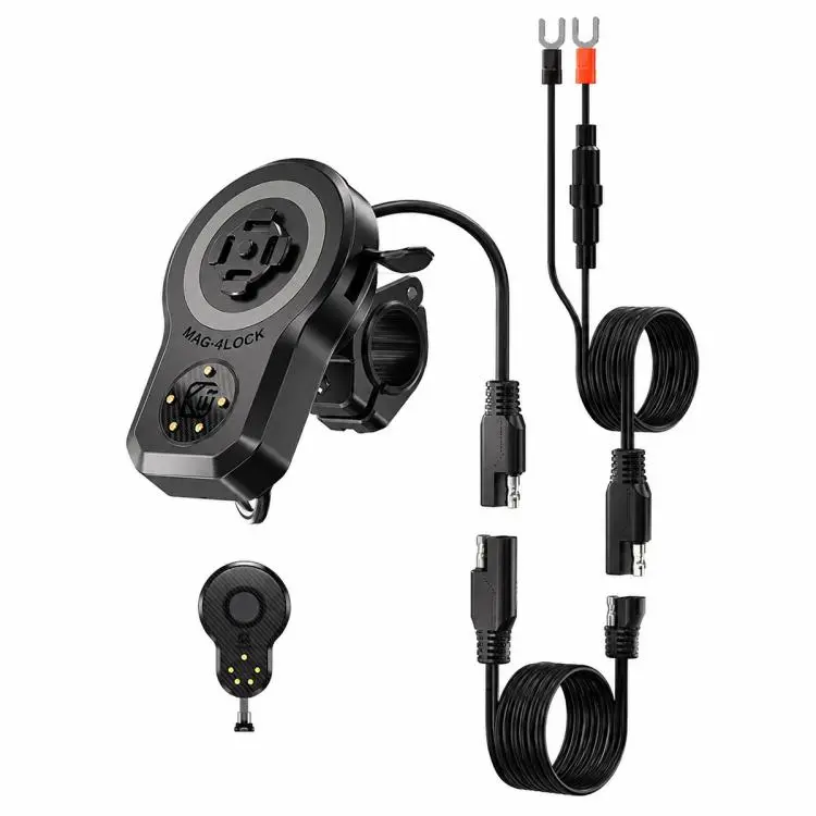 45W Motorcycle 360-degree Rotating Magnetic Phone Wireless Charger Holder, Type