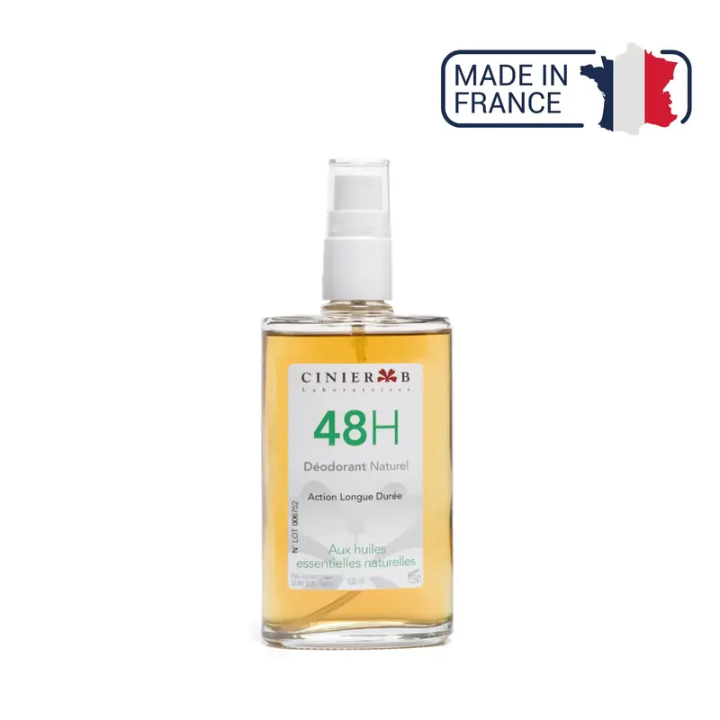 48H Déodorant Corporel - 100% naturel - 100 ml - Laboratoires Cinier B
