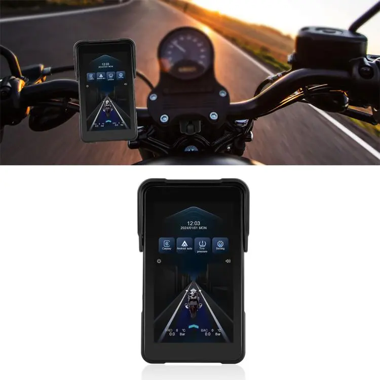 5 inch Vertical Motorcycle Portable Waterproof CarPlay GPS Navigator, Specification