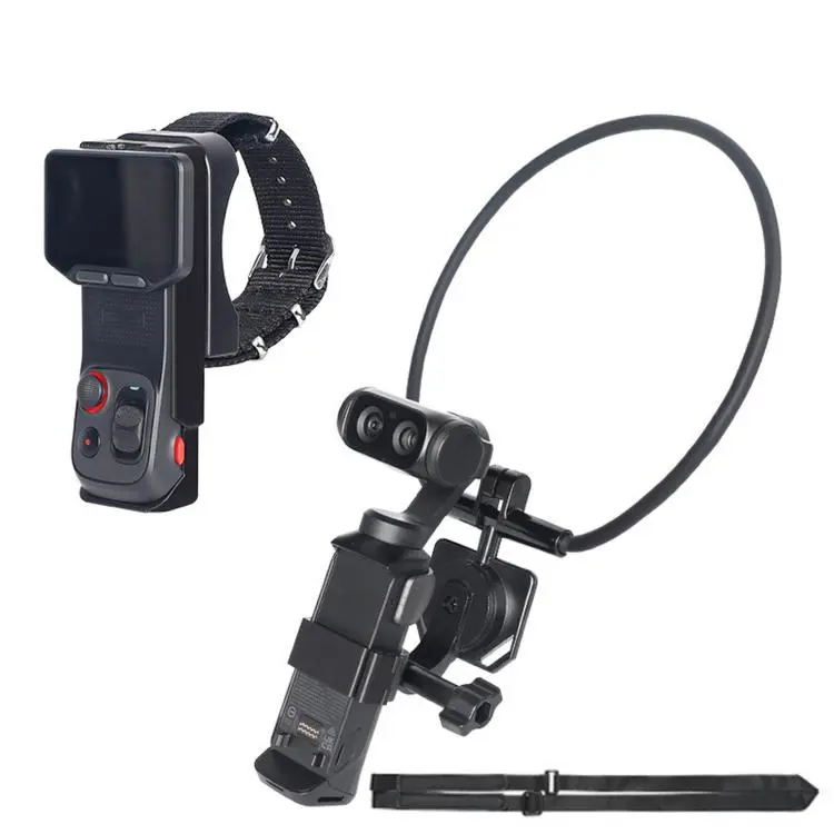 5-Piece Set For Insta360 Luna Ultra Neck Mount And Wrist Strap Holder Kit Action Camera And Remote