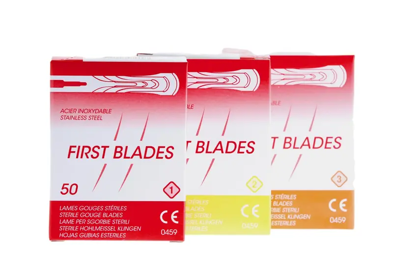 50 lames de gouges stériles - First Blades