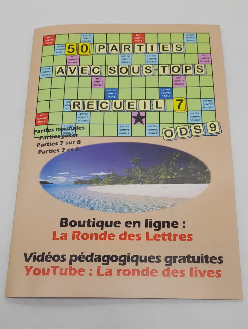 50 parties SOUS TOPS -Ods9 - parties normales, joker, 7 sur 8, 7 et 8 - recueil 7