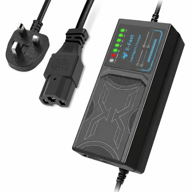 60V 20AH 7-LED Electric Vehicle Lithium Battery Charger(UK Plug)
