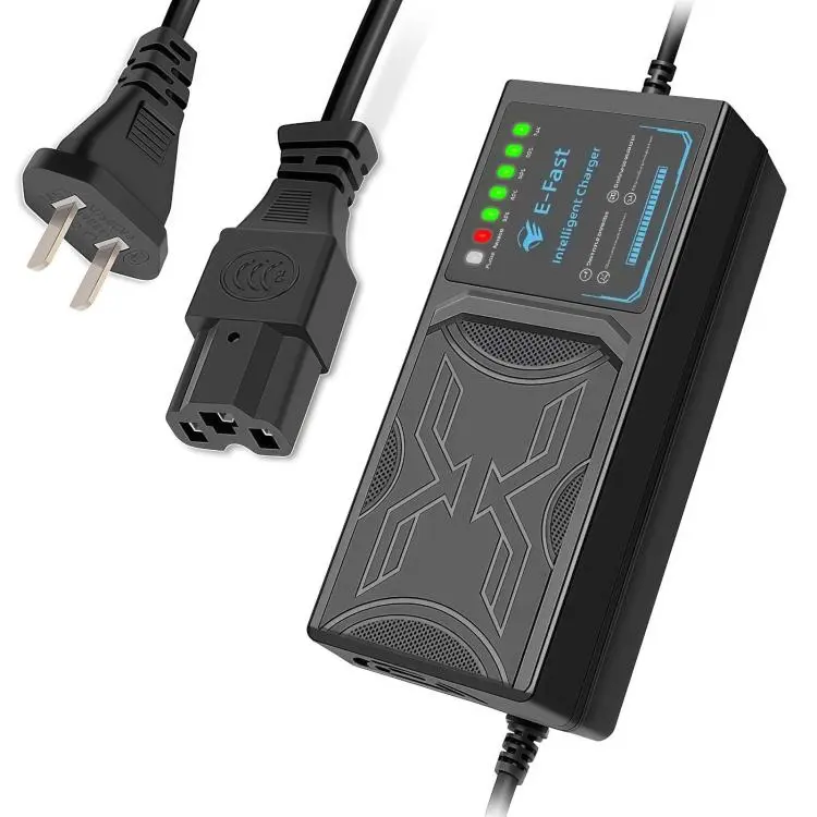 60V 20AH 7-LED Electric Vehicle Lithium Battery Charger(US Plug)