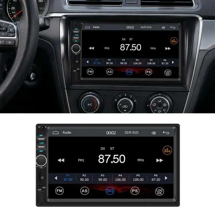 7 inch Car HD Touchable Screen Wireless Carplay Dual Spindle MP5 Player, Specification