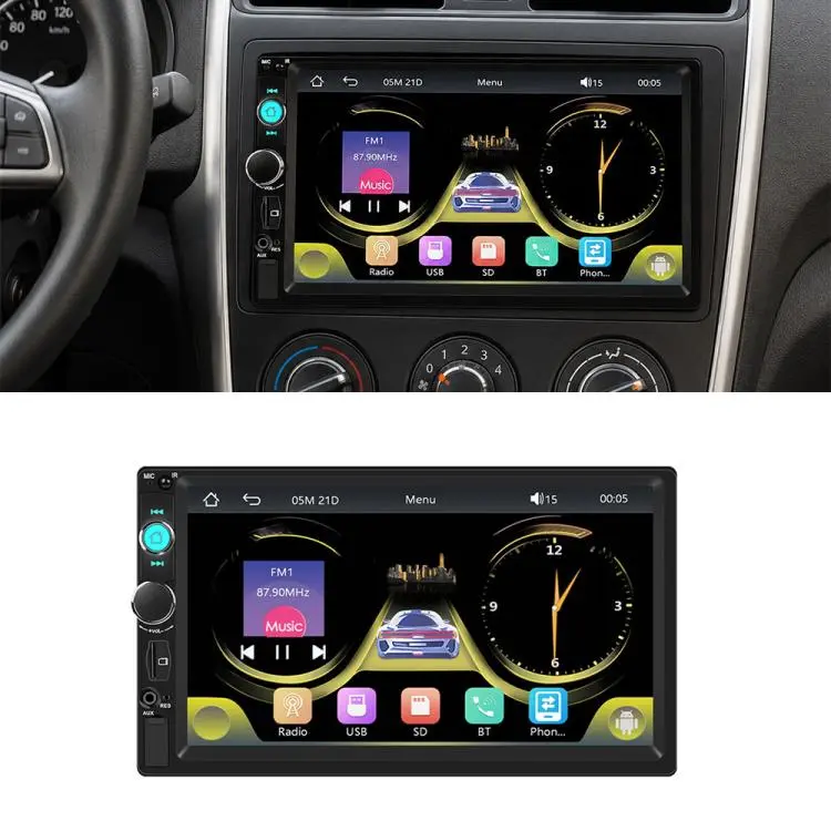 7 inch Car HD Touchable Screen Wireless Carplay Dual Spindle MP5 Player, Specification