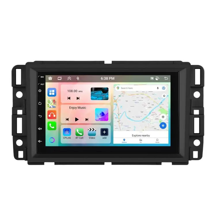 7 Inch Wireless Carplay Android Car Stereo Navigation Radio Receiver, For Chevrolet Silverado / GMC Savana / Buick Enclave, Memory