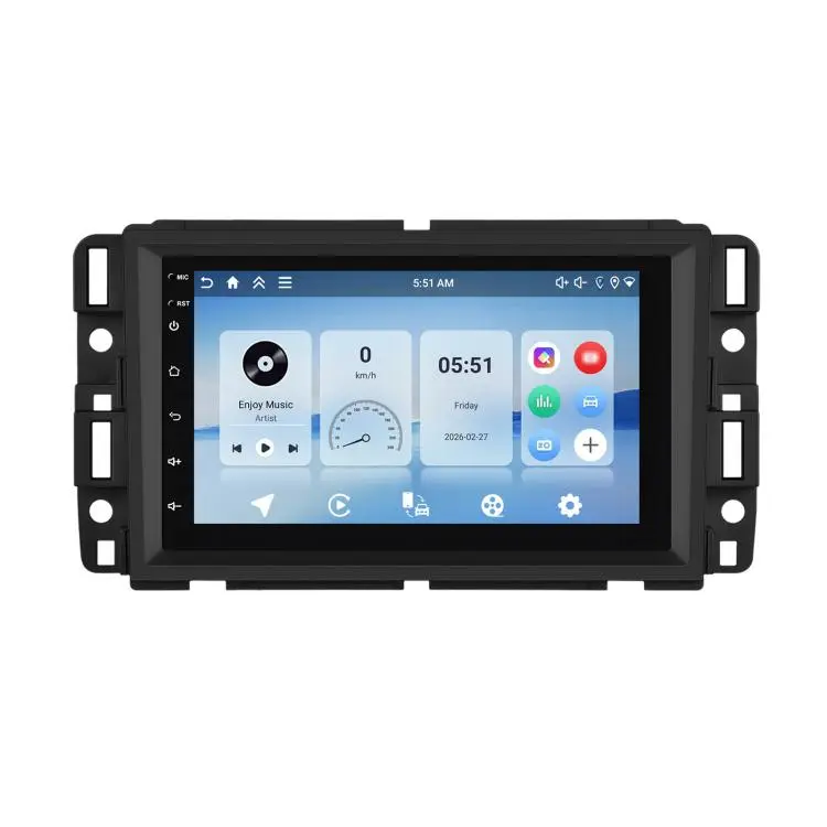 7 Inch Wireless Carplay Android Car Stereo Navigation Radio Receiver, For Chevrolet Silverado / GMC Savana / Buick Enclave, Memory