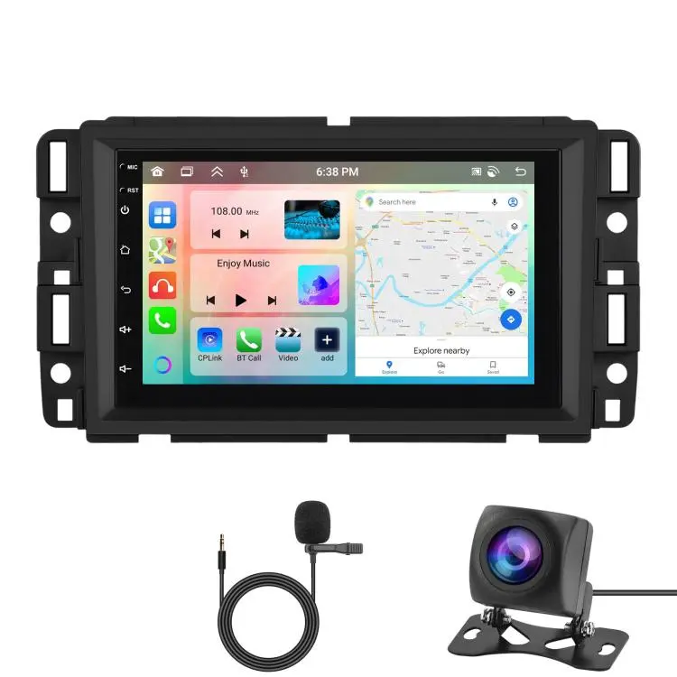 7 Inch Wireless Carplay Android Car Stereo Navigation Radio Receiver, For Chevrolet Silverado / GMC Savana / Buick Enclave, Memory