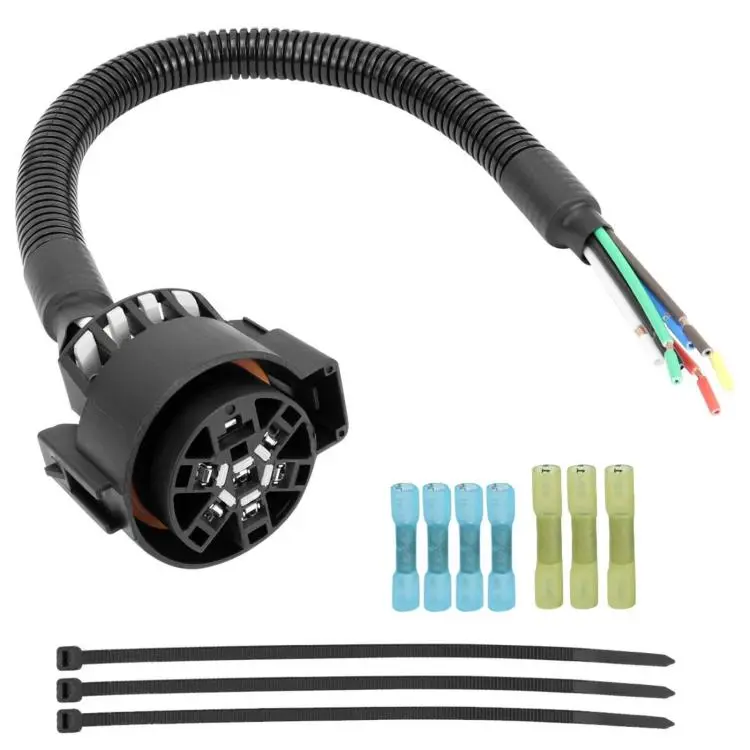 7-Pin Trailer Retrofit Plug Harness Connector Kit, Model