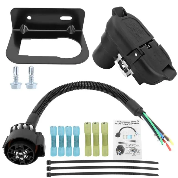7-Pin Trailer Retrofit Plug Harness Connector Kit, Model