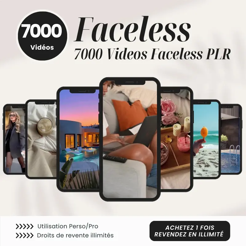 7000 Vidéos Faceless Inspirantes