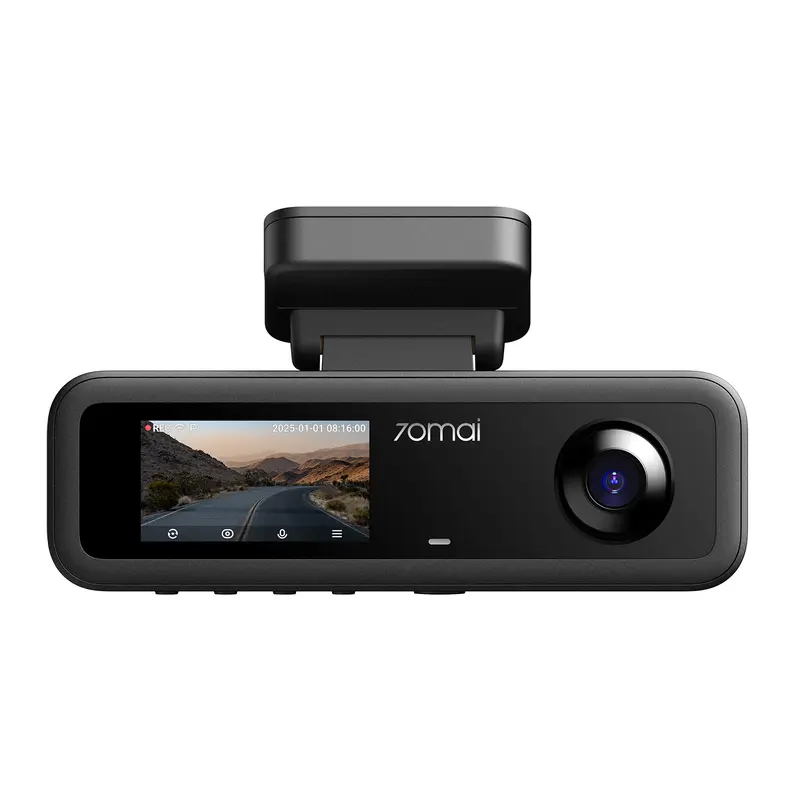 70mai Dash Cam 4K T800E, 3-Channel Front Interior Rear Car Camera, 4K HDR, Night Owl Vision, 24H Parking Surveillance & GPS