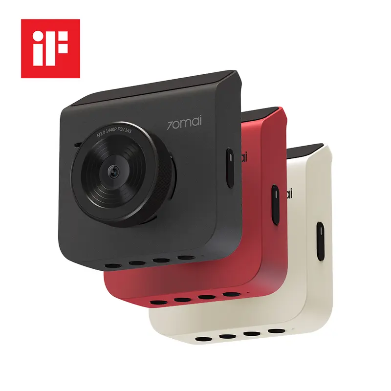 70mai Dash Cam A400 1440P QHD with 2-Inch Screen & Dual-Channel Supported