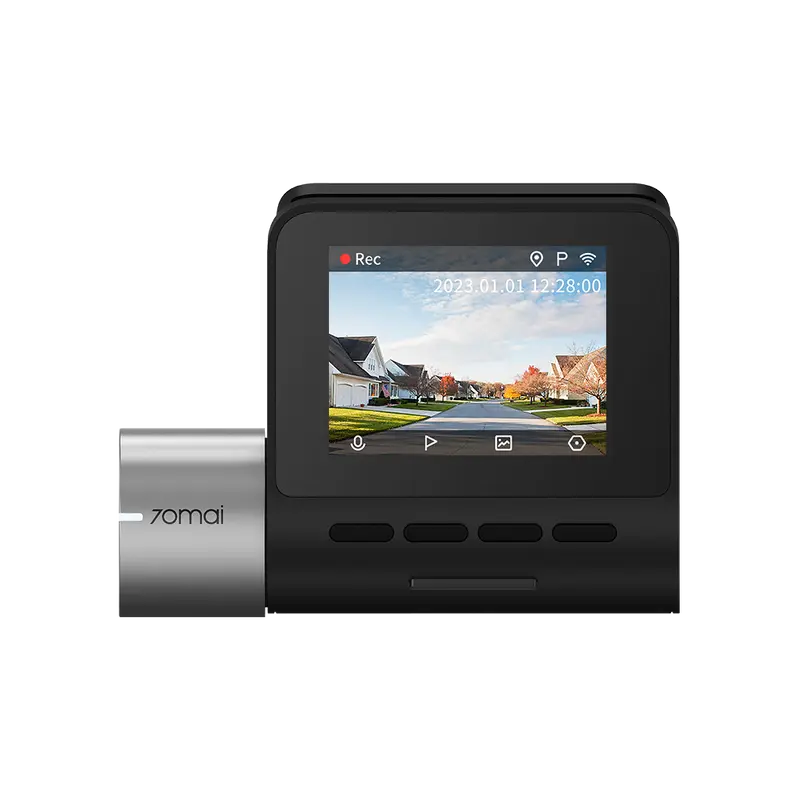 70mai Dash Cam A500S 2.7K HD with 2-Inch Screen & Dual-Channel Supported