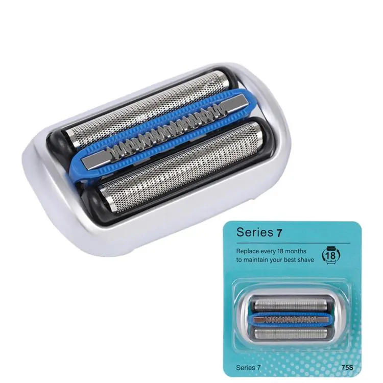 75S Replacement Head For Braun Series 7 Electric Shavers Foil & Cutter Cassette Unit(Silver)