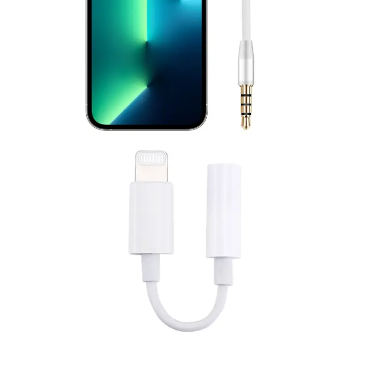 8 Pin Male to 3.5mm Female Audio Adapter Cable, Need to Connect Bluetooth, Length