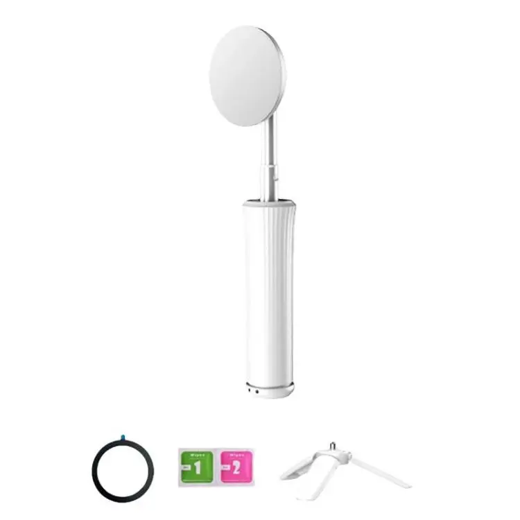 A004 Desktop Magnetic Phone Mount Multi-Functional Retractable Live Streaming & Shooting Stand(White)