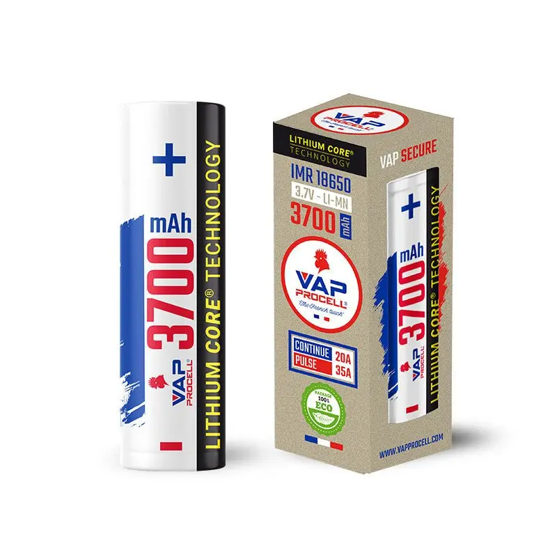 Accu IMR 18650 Power 3700mAh - Vap Procell