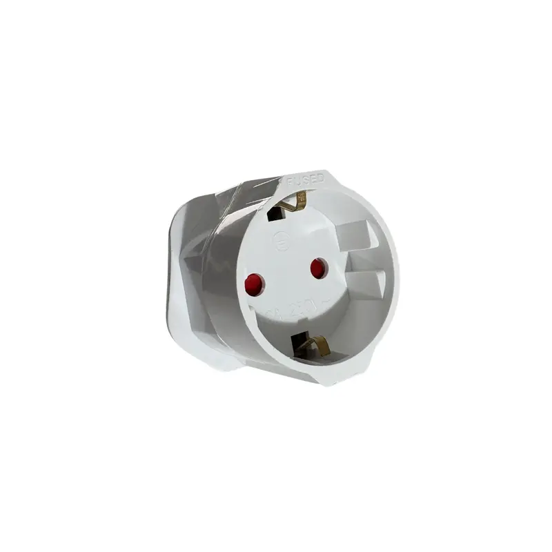 Adaptateur - Prise Alimentation Europe vers UK - Blanc