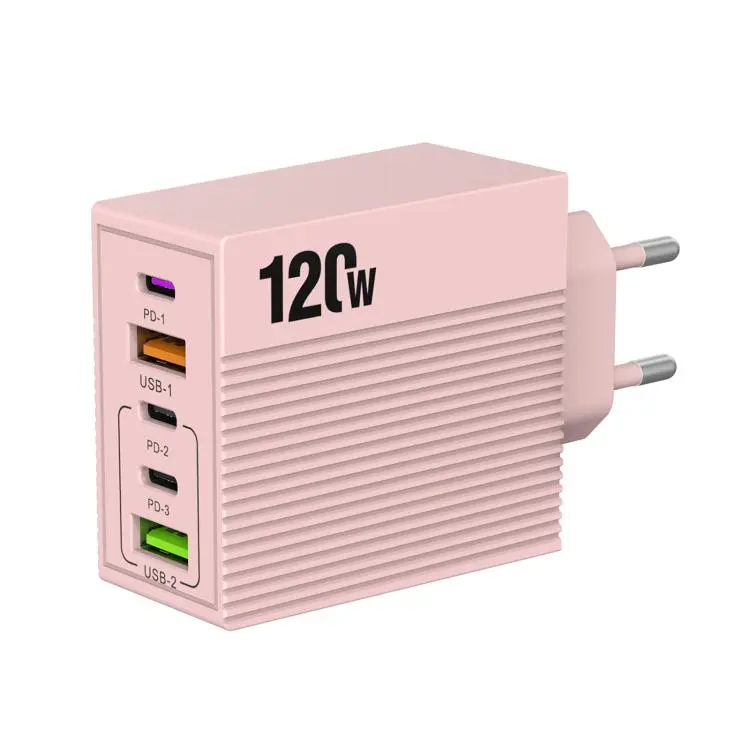 ADC-F007 120W 3xType-C Dual USB Multi-Port Charger, Plug