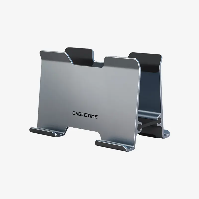 Aluminium Vertical Gravity Laptop Stand For MacBook Pro