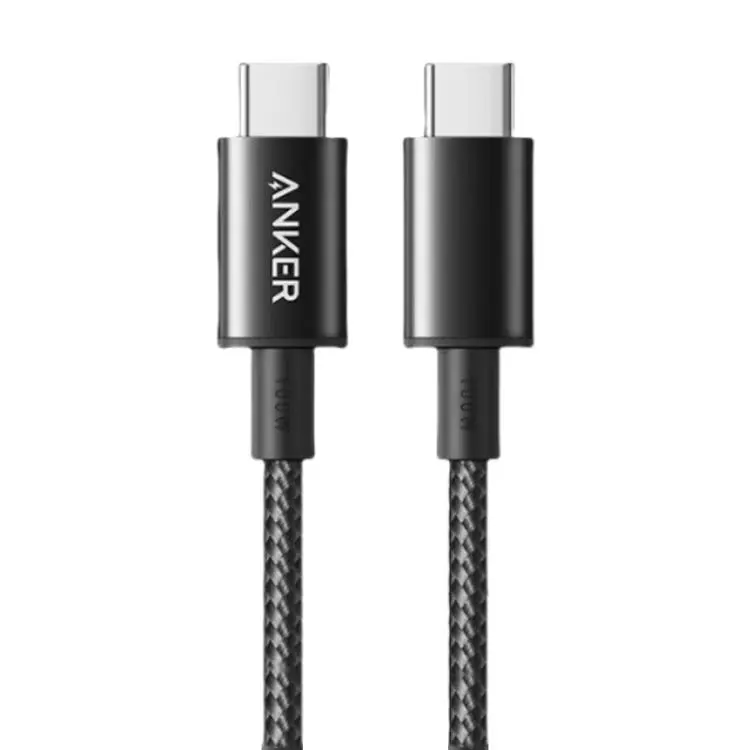 ANKER A8756 1m Braided PD100W Type-C Nylon Fast Charging Cable(Black)