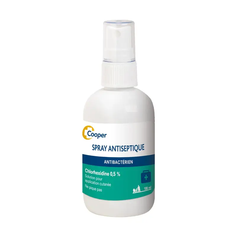 Antiseptique Chlorex 0.5% spray 100 ml - Cooper