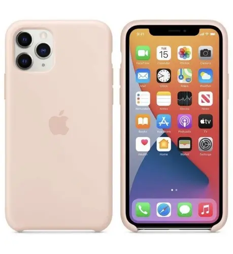 Apple iPhone 11 Pro Silicone Case - Pastel Roze