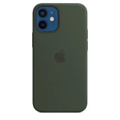 Apple iPhone 12 mini silicone case - green