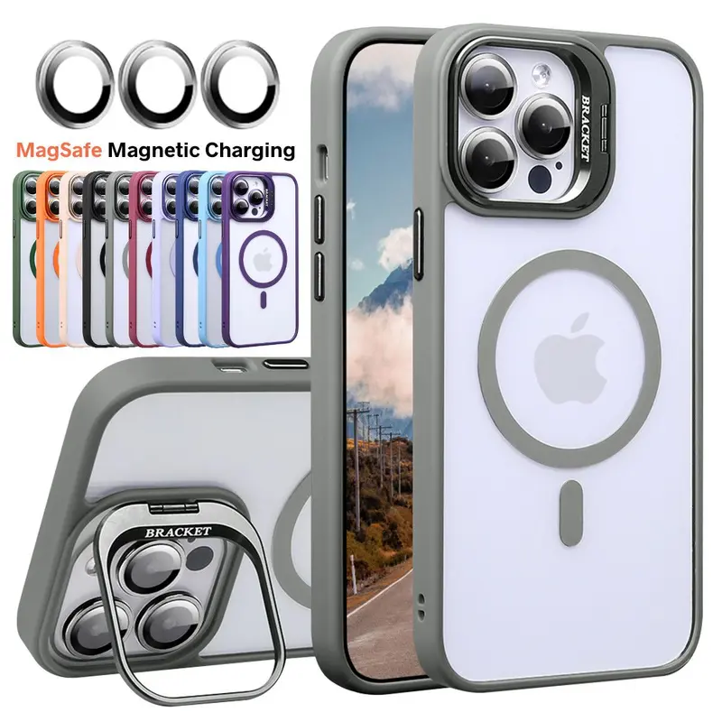 Apple iPhone 17 transparent case with stand
