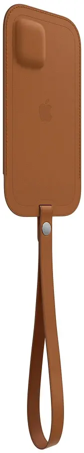 Apple Leather Sleeve with MagSafe for iPhone 12 mini – Saddle Brown - Brown