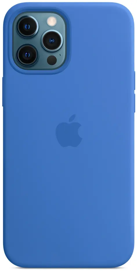 Apple Silicone Case with MagSafe for iPhone 12 Pro Max – Capri Blue