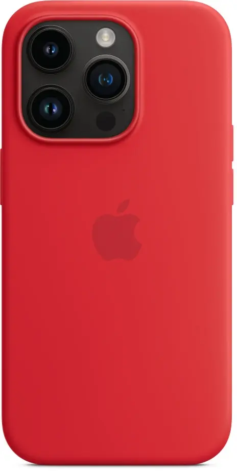 Apple Silicone Case with MagSafe for iPhone 14 Pro – (PRODUCT)RED