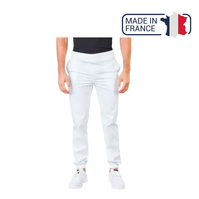 Athéna - Pantalon médical - Mixte - Ceinture élastique - 2 poches - Phirejo
