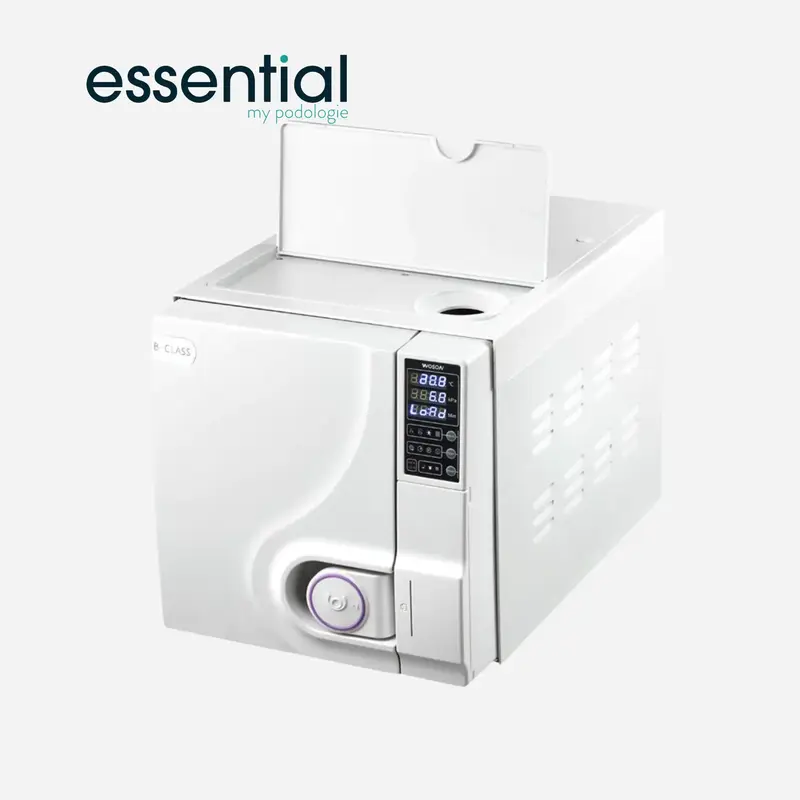 Autoclave 12 Litres Classe B avec imprimante Woson - Essential by My Podologie